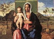 BELLINI, Giovanni Madonna and Child Blessing lpoojk Spain oil painting artist